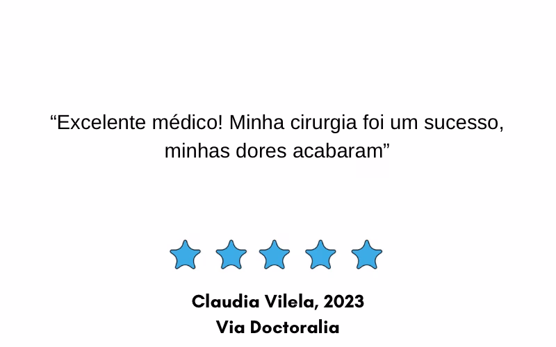 Depoimento de paciente - Cirurgia de Coluna